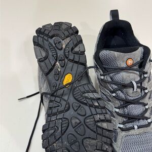 Merrell Gray and Black Athletic Shoes with Vibram Sole